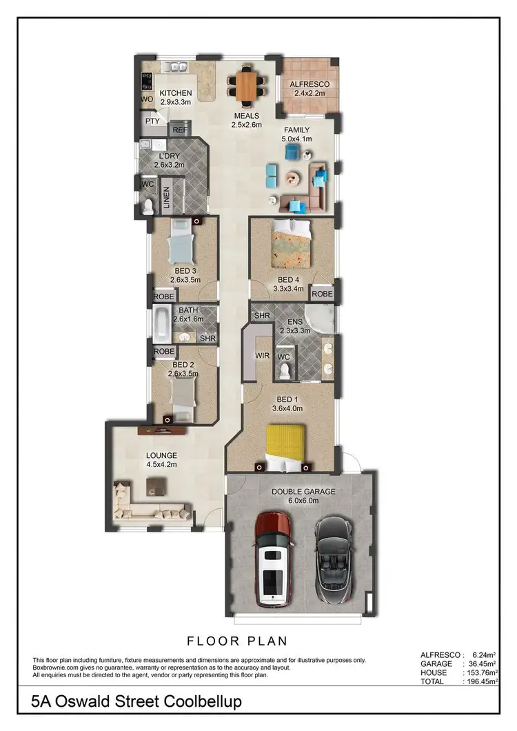 Floorplan of Homely house listing, 5a Oswald Street, Coolbellup WA 6163