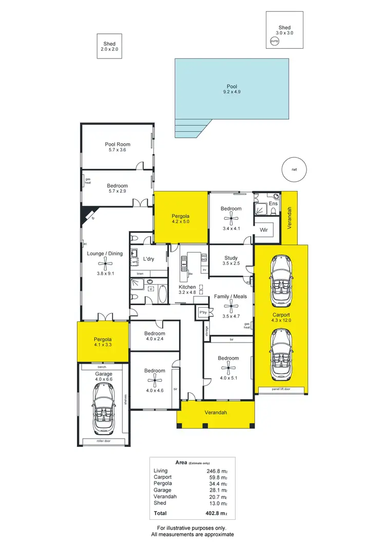 Floorplan of Homely house listing, 10 Durdin Road, Hawthorn SA 5062