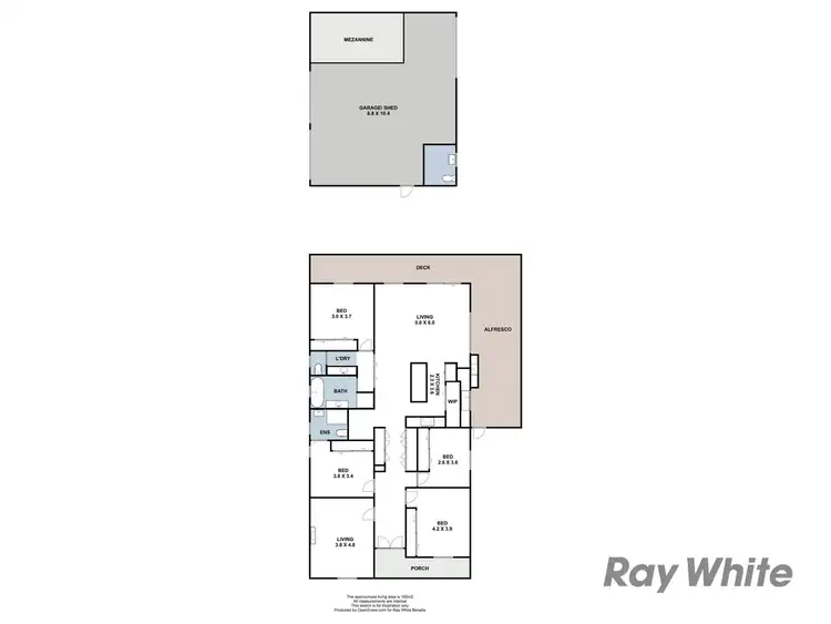 Floorplan of Homely house listing, 11 Benalla Street, Benalla VIC 3672