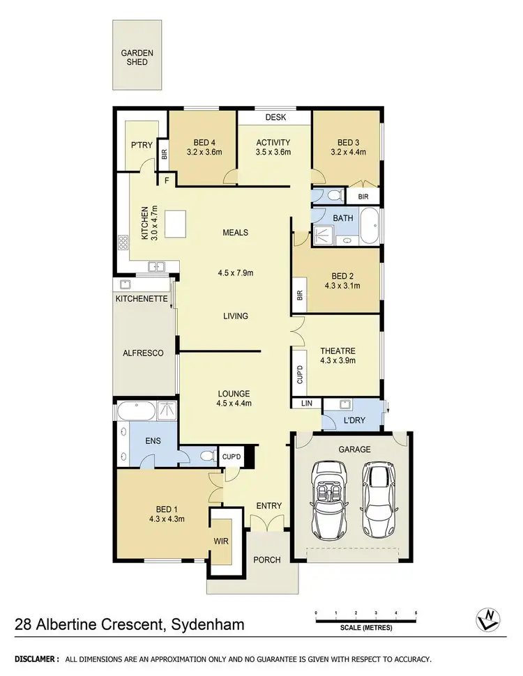 Floorplan of Homely house listing, 28 Albertine Crescent, Sydenham VIC 3037