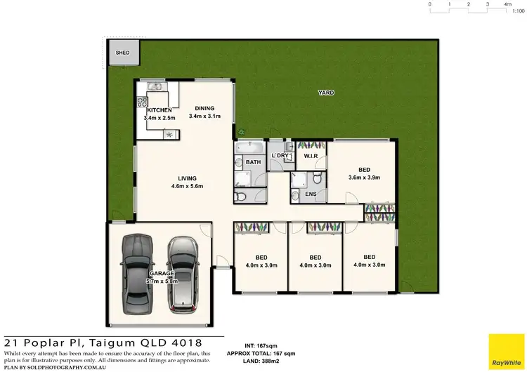 Floorplan of Homely house listing, 21 Poplar Place, Taigum QLD 4018
