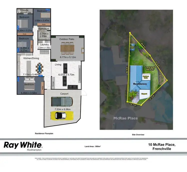Floorplan of Homely house listing, 12 McRae Place, Frenchville QLD 4701
