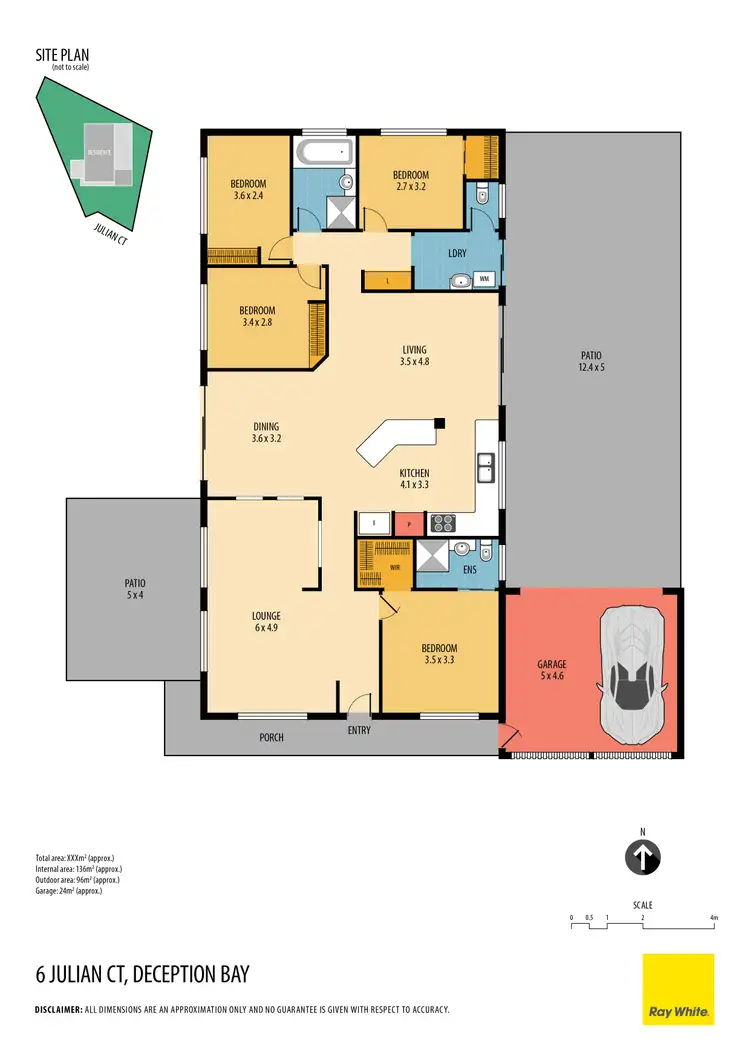 Floorplan of Homely house listing, 6 Julian Court, Deception Bay QLD 4508