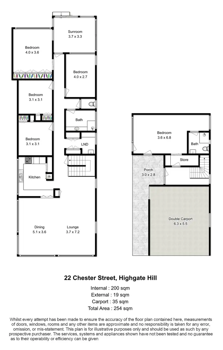 Floorplan of Homely house listing, 22 Chester Street, Highgate Hill QLD 4101