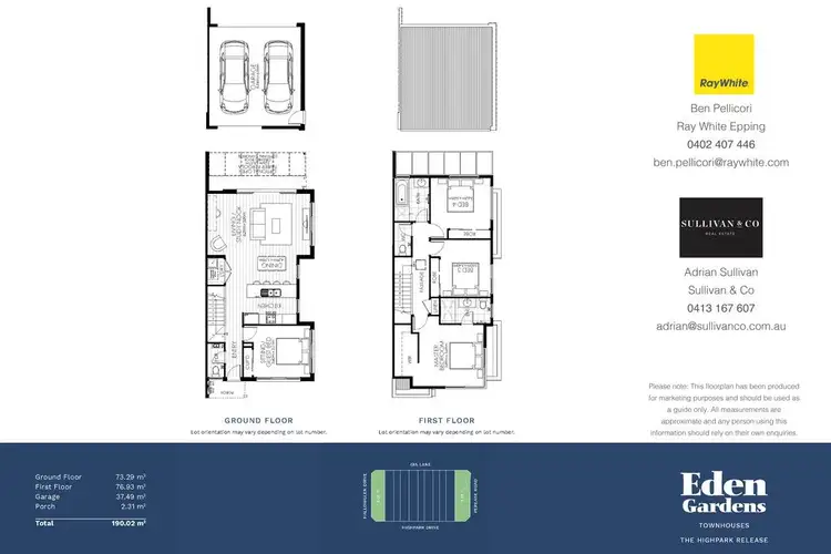 Floorplan of Homely townhouse listing, 101 Highpark Drive, Wollert VIC 3750