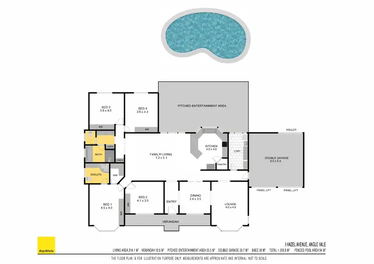 Floorplan of Homely house listing, 8 Hazel Avenue, Angle Vale SA 5117
