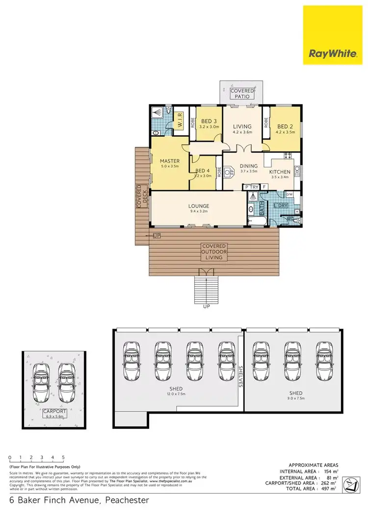 Floorplan of Homely house listing, 6 Baker Finch Avenue, Peachester QLD 4519