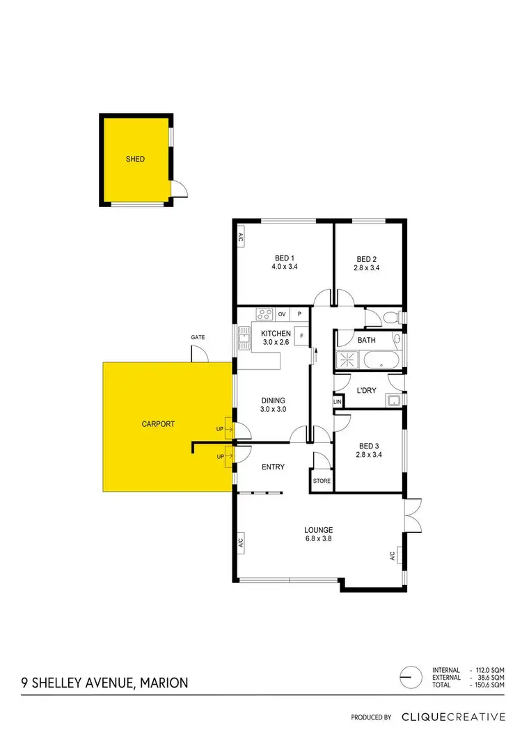 Floorplan of Homely house listing, 9 Shelley Avenue, Marion SA 5043