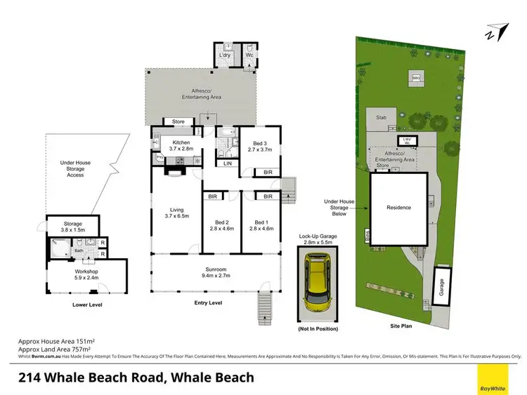 Floorplan of Homely house listing, 214 Whale Beach Road, Whale Beach NSW 2107