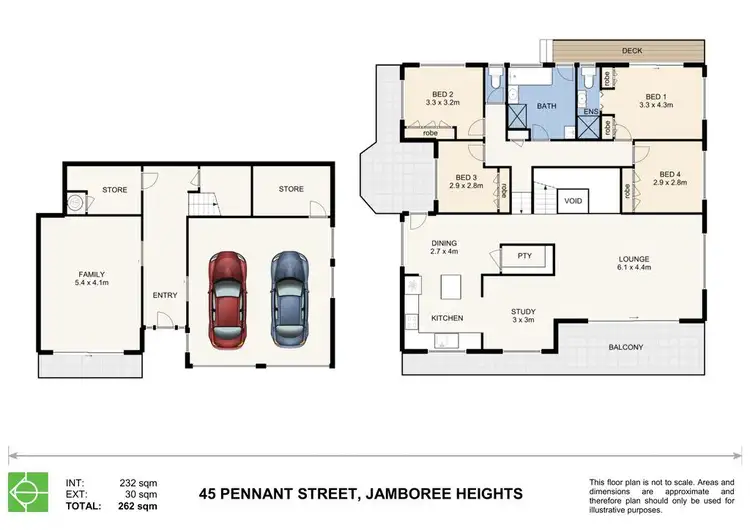 Floorplan of Homely house listing, 45 Pennant Street, Jamboree Heights QLD 4074
