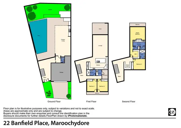 Floorplan of Homely house listing, 22 Banfield Place, Maroochydore QLD 4558