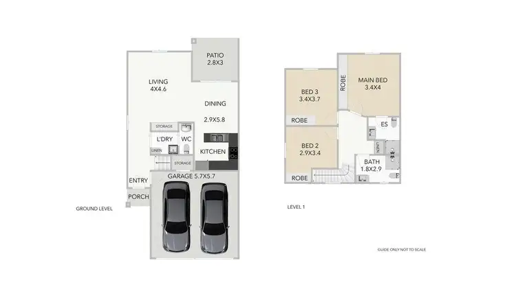Floorplan of Homely townhouse listing, 11/48 Philong Street, Doolandella QLD 4077