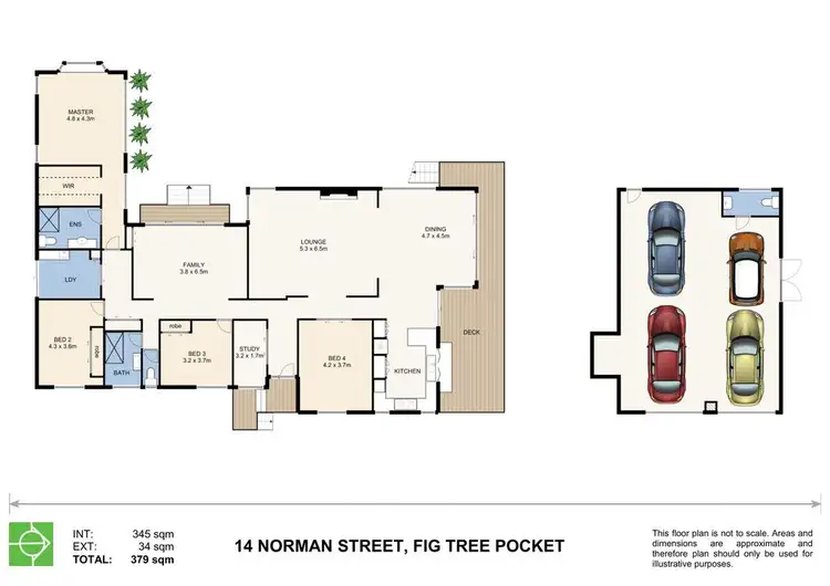 Floorplan of Homely house listing, 14 Norman Street, Fig Tree Pocket QLD 4069