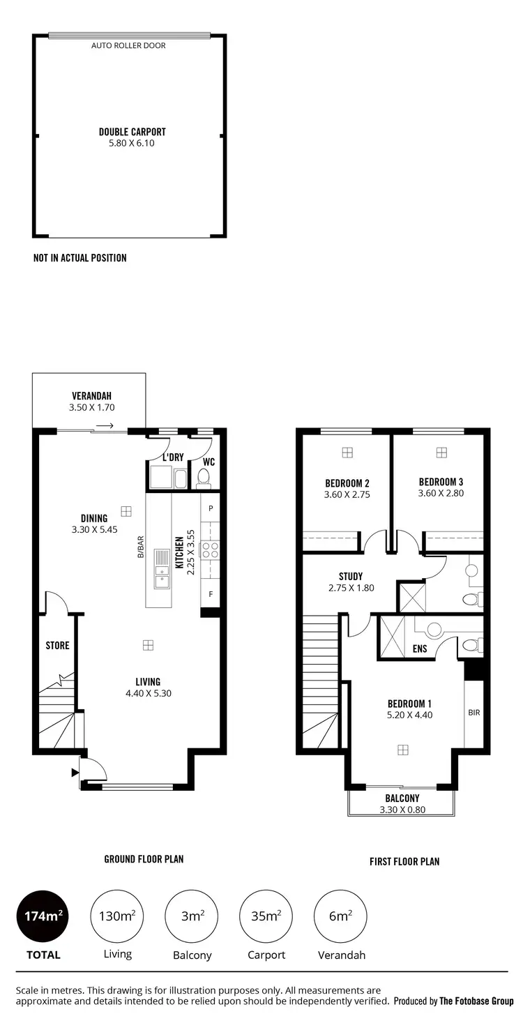 Floorplan of Homely townhouse listing, 4 Huron Lane, Seaford Meadows SA 5169