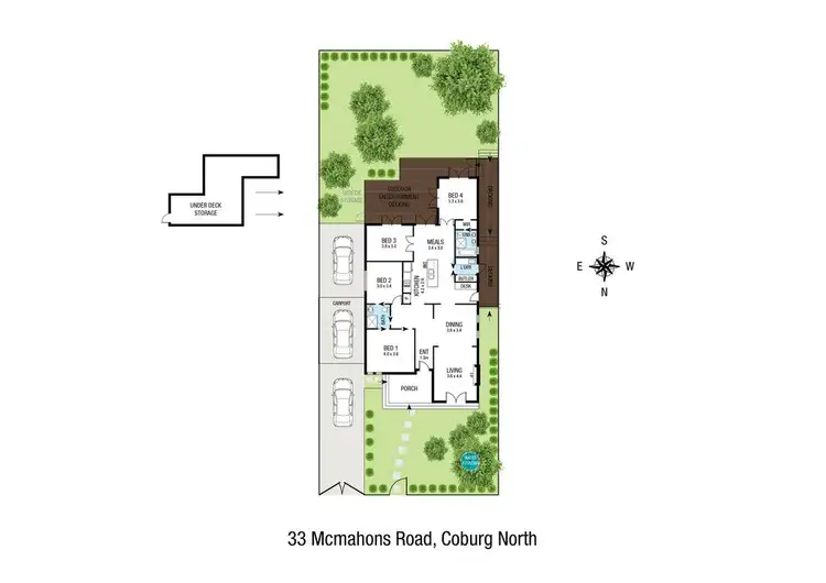 Floorplan of Homely house listing, 33 McMahons Road, Coburg North VIC 3058