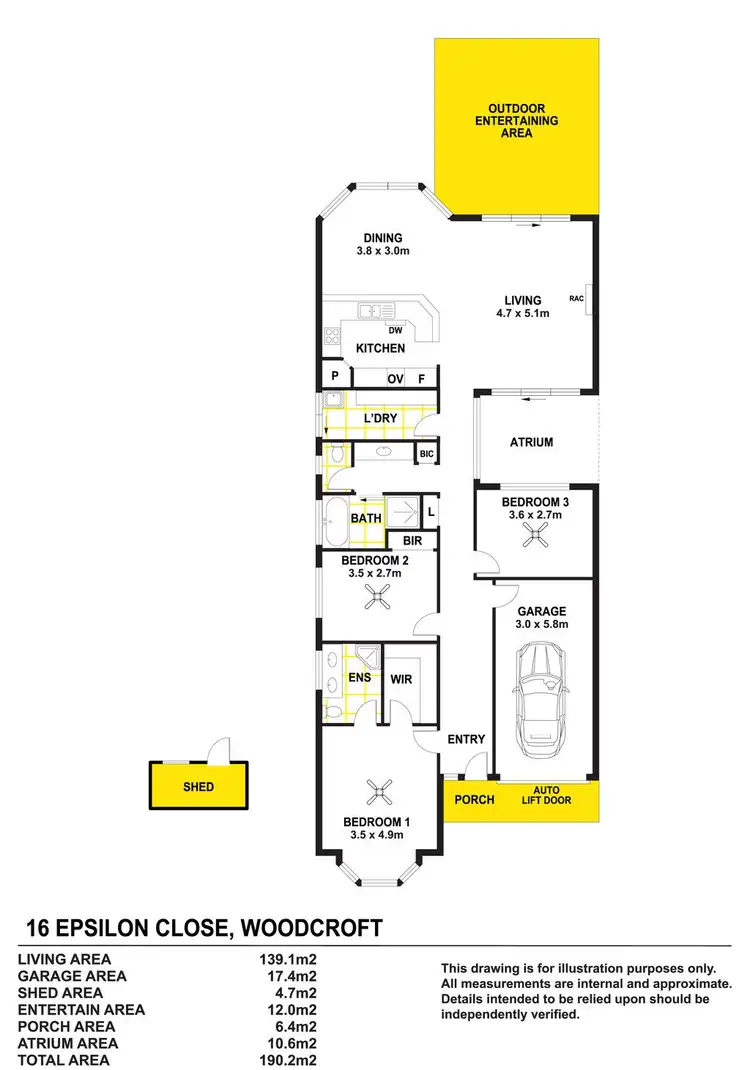 Floorplan of Homely house listing, 16 Epsilon Close, Woodcroft SA 5162
