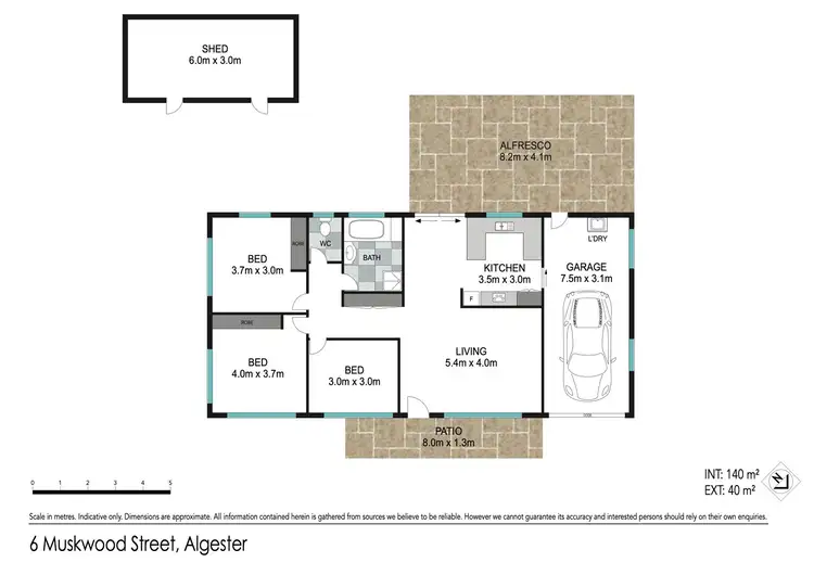 Floorplan of Homely house listing, 6 Muskwood Street, Algester QLD 4115