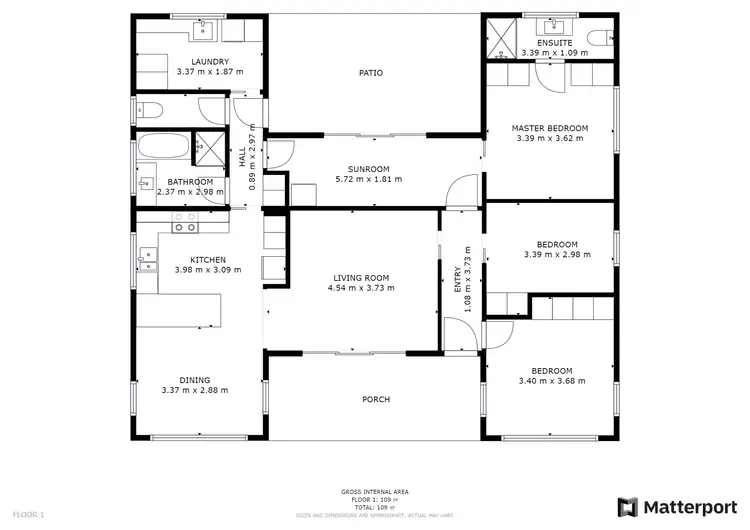 Floorplan of Homely house listing, 496 Campbell Street, Swan Hill VIC 3585