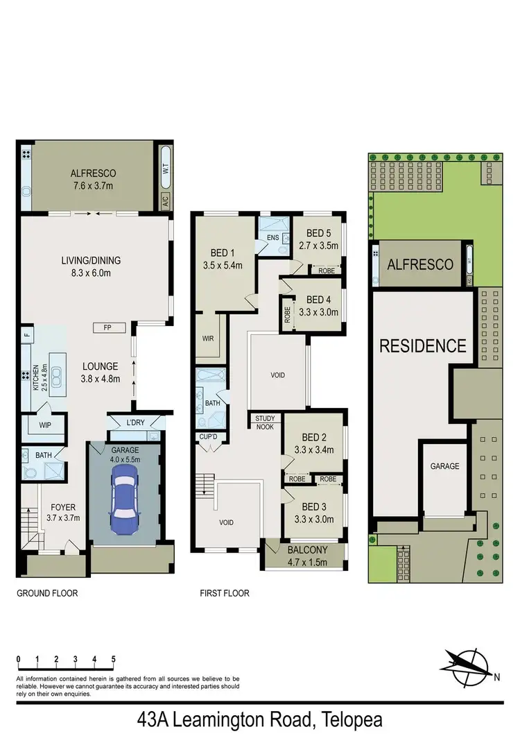 Floorplan of Homely house listing, 43A Leamington Road, Telopea NSW 2117