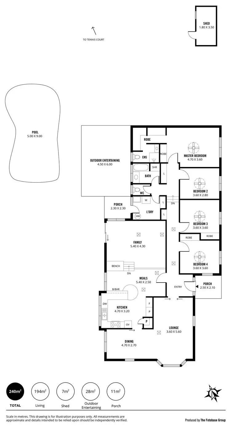 Floorplan of Homely house listing, 3 Barbara Crescent, Coromandel Valley SA 5051