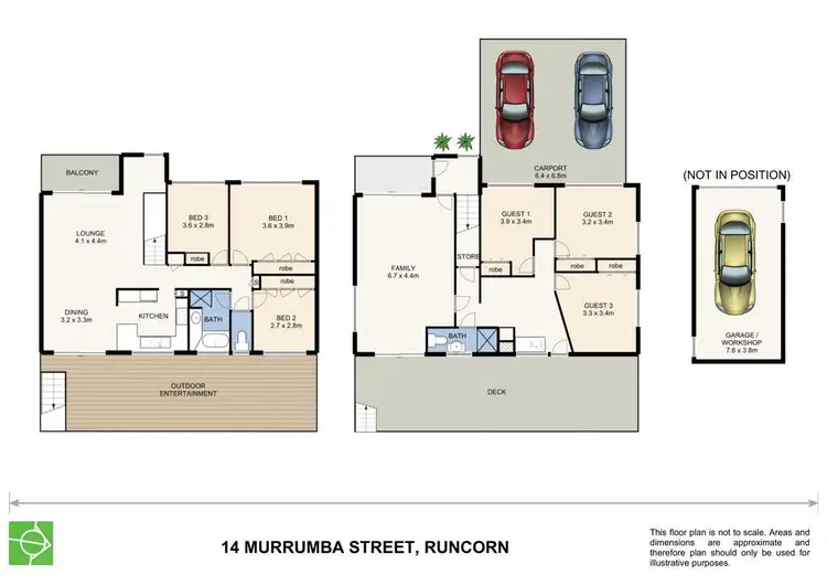 Floorplan of Homely house listing, 14 Murrumba Street, Runcorn QLD 4113