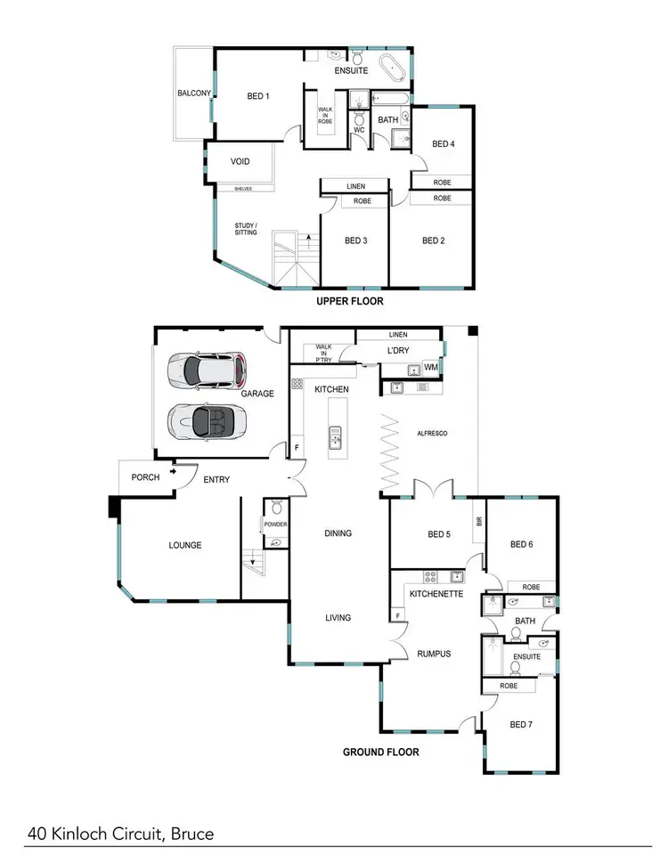 Floorplan of Homely house listing, 40 Kinloch Circuit, Bruce ACT 2617
