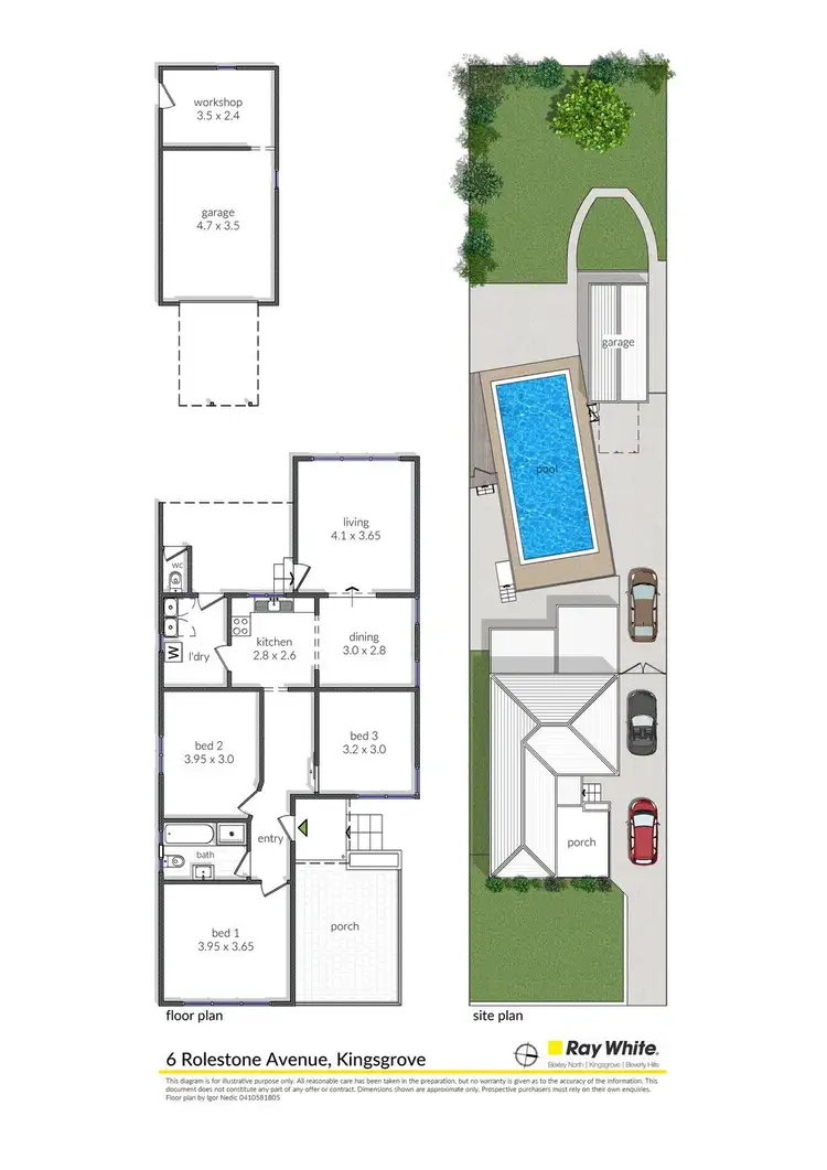Floorplan of Homely house listing, 6 Rolestone Avenue, Kingsgrove NSW 2208