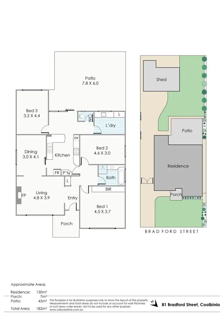 Floorplan of Homely house listing, 81 Bradford Street, Coolbinia WA 6050