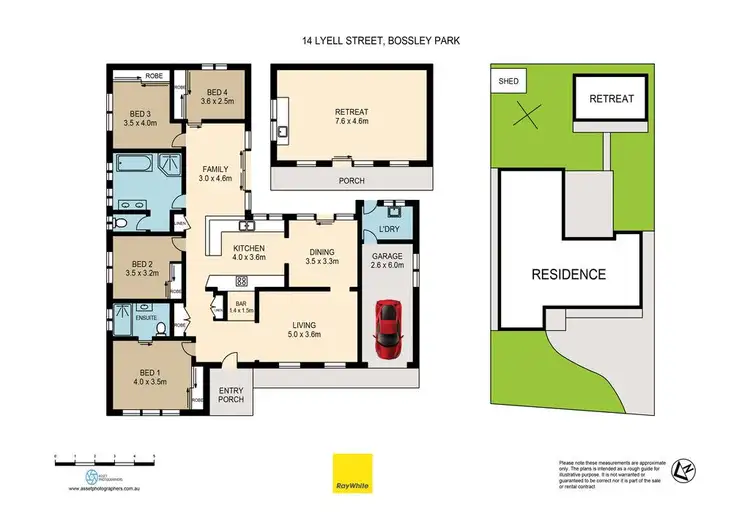 Floorplan of Homely house listing, 14 Lyell Street, Bossley Park NSW 2176