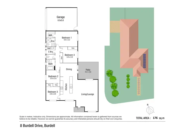 Floorplan of Homely house listing, 8 Burdell Drive, Burdell QLD 4818