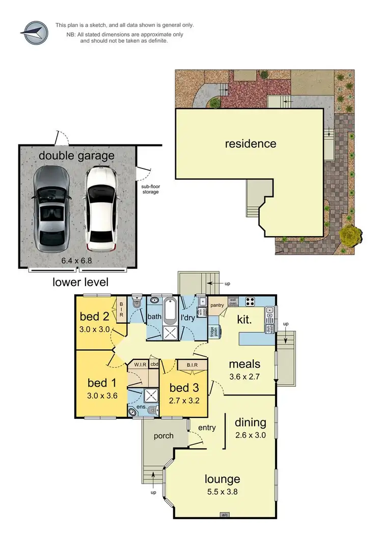 Floorplan of Homely unit listing, 2/13 Orchid Street, Heathmont VIC 3135