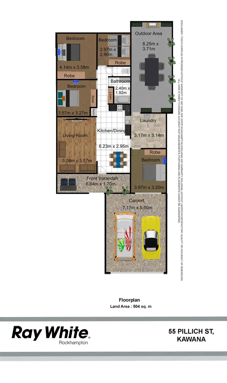 Floorplan of Homely house listing, 55 Pillich Street, Kawana QLD 4701