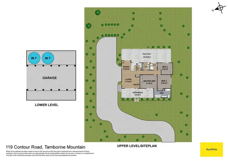 Floorplan of Homely house listing, 119 Contour Road, Tamborine Mountain QLD 4272
