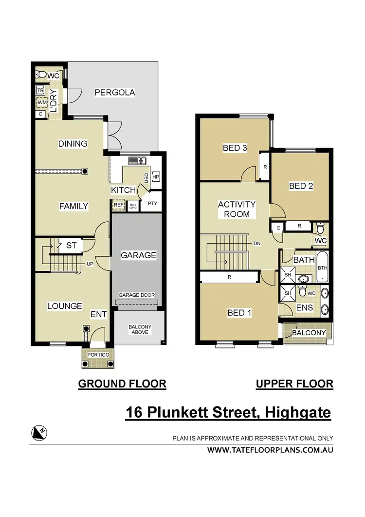 Floorplan of Homely house listing, 16 Plunkett Street, Highgate WA 6003