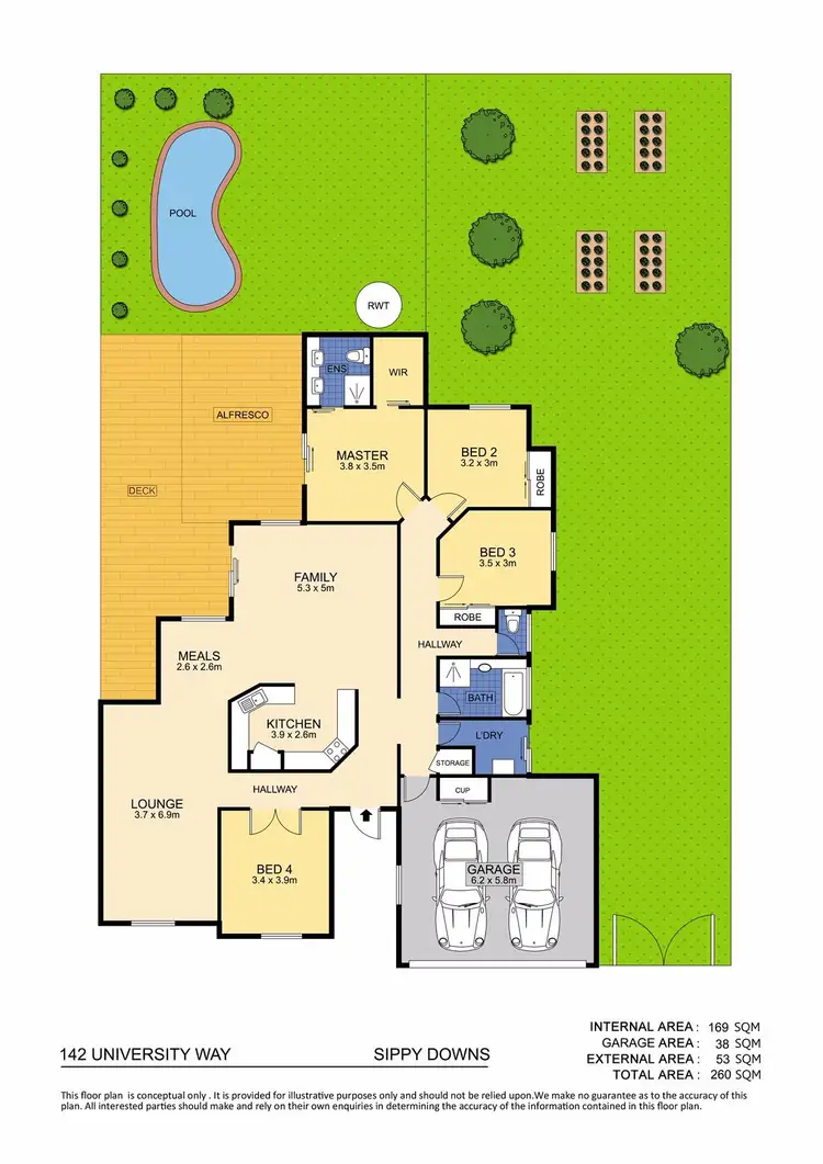 Floorplan of Homely house listing, 142 University Way, Sippy Downs QLD 4556