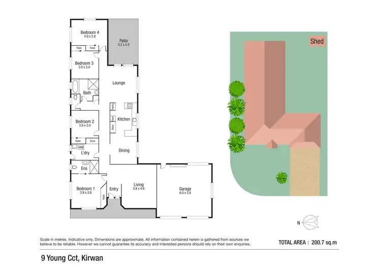 Floorplan of Homely house listing, 9 Young Circuit, Kirwan QLD 4817