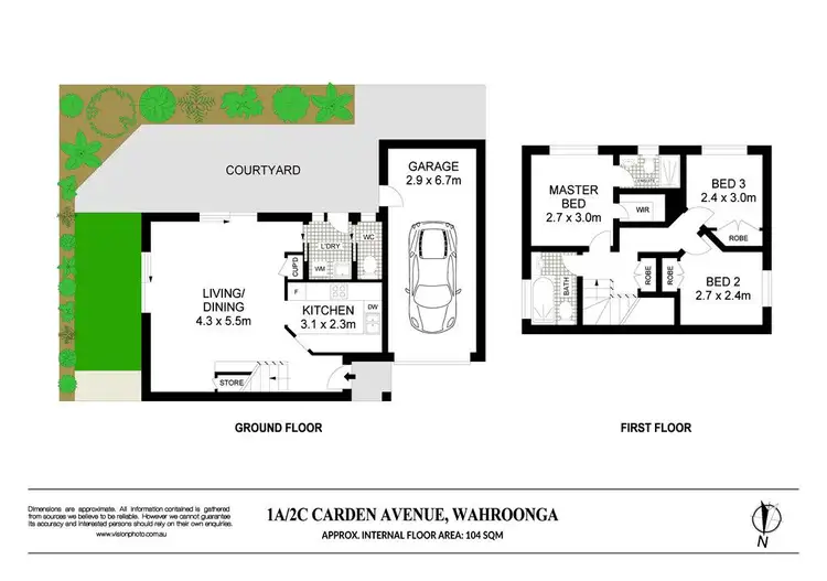 Floorplan of Homely house listing, 1A/2C Carden Avenue, Wahroonga NSW 2076