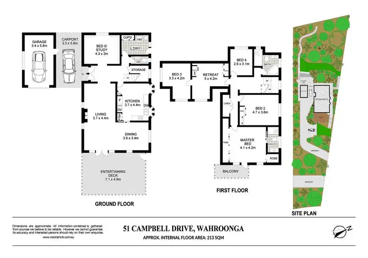 Floorplan of Homely house listing, 51 Campbell Drive, Wahroonga NSW 2076