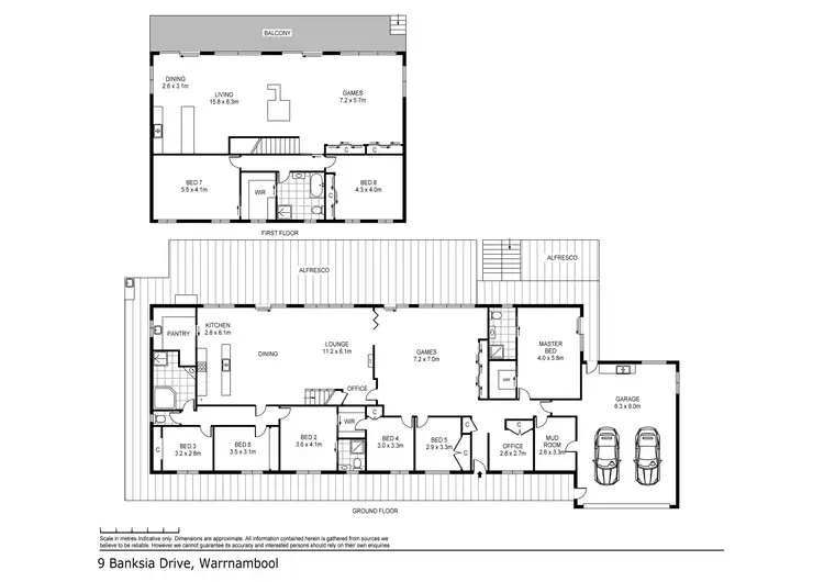 Floorplan of Homely house listing, 9 Banksia Drive, Warrnambool VIC 3280