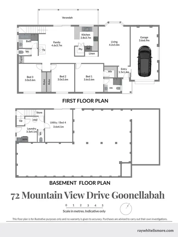 Floorplan of Homely house listing, 72 Mountain View Drive, Goonellabah NSW 2480