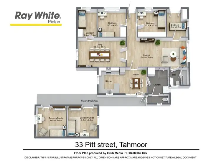 Floorplan of Homely house listing, 33 Pitt Street, Tahmoor NSW 2573
