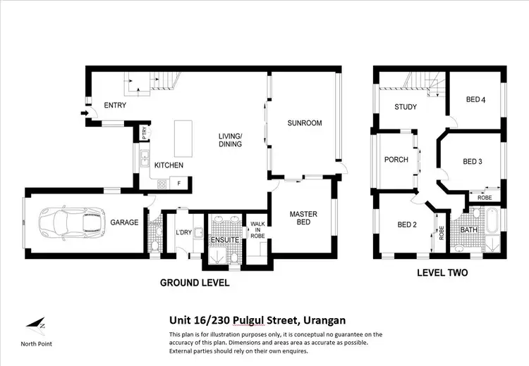 Floorplan of Homely townhouse listing, 16/230 Pulgul Street, Urangan QLD 4655