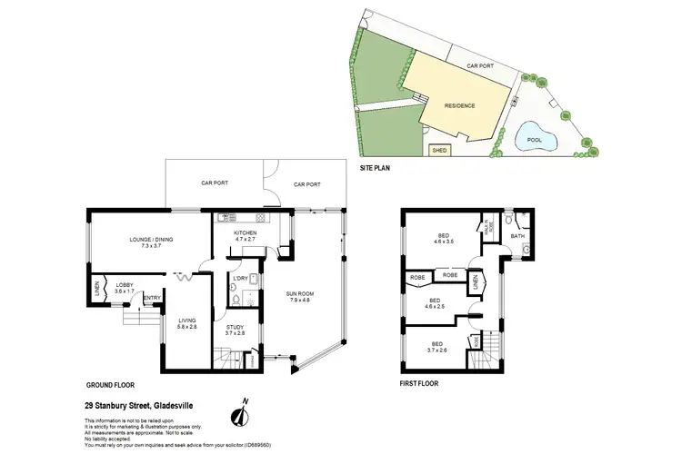 Floorplan of Homely house listing, 29 Stanbury Street, Gladesville NSW 2111