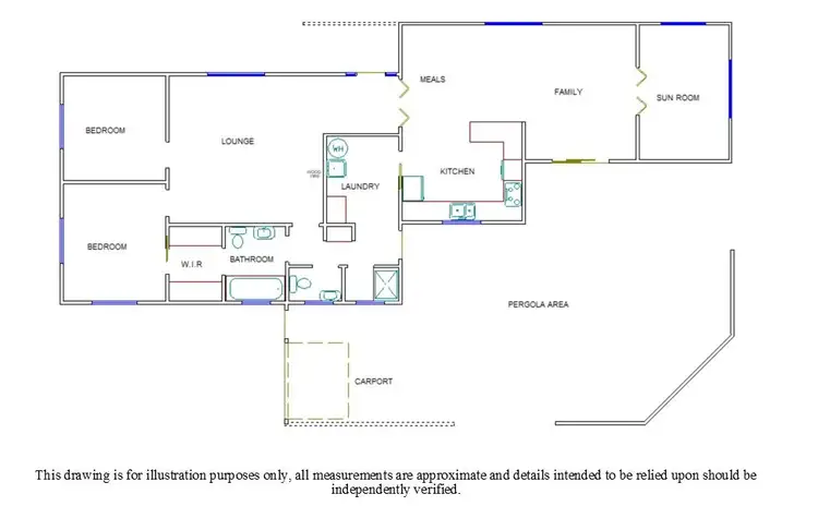 Floorplan of Homely house listing, 1-3 Handyside Terrace, Bordertown SA 5268