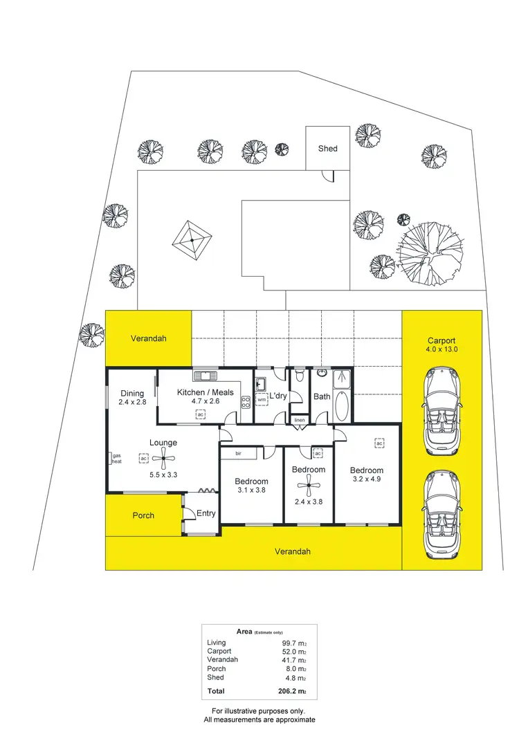 Floorplan of Homely house listing, 33 Byard Terrace, Mitchell Park SA 5043