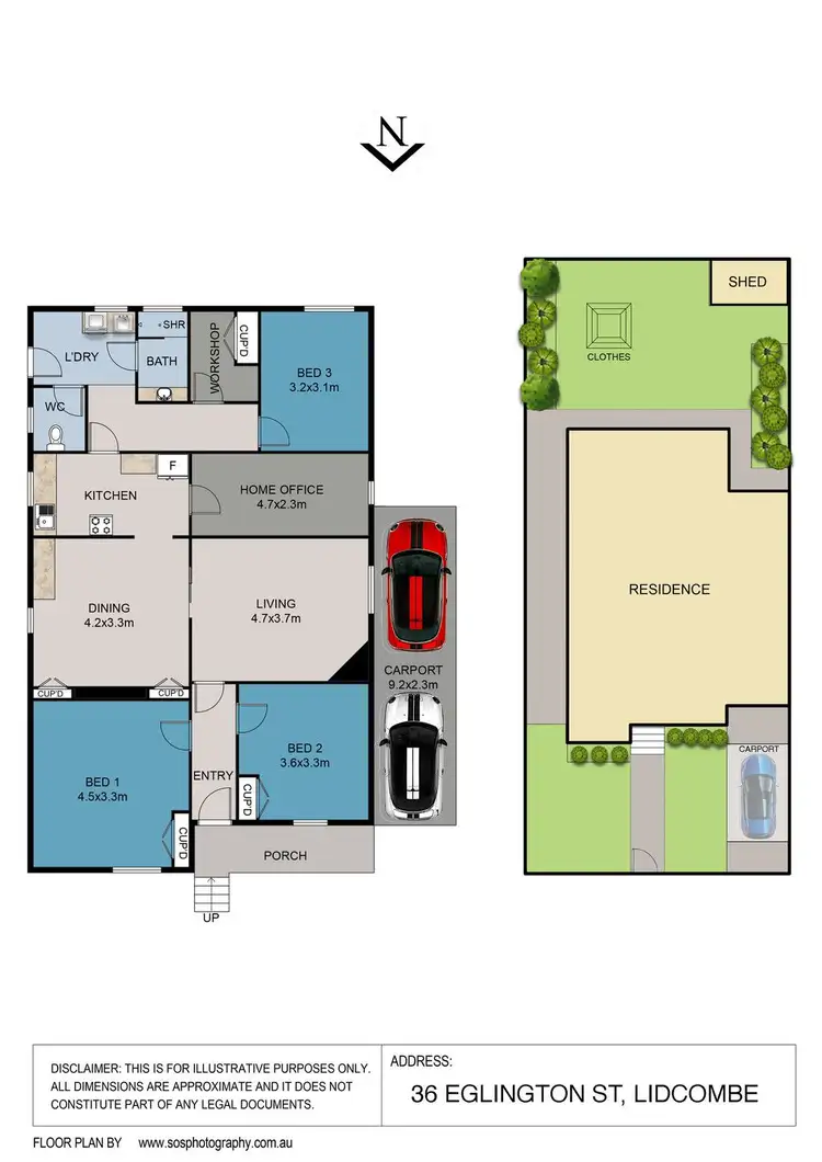 Floorplan of Homely house listing, 36 Eglington Street, Lidcombe NSW 2141