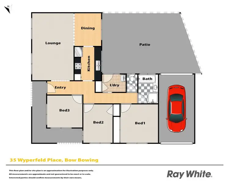 Floorplan of Homely house listing, 35 Wyperfeld Place, Bow Bowing NSW 2566