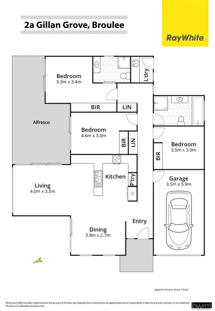 Floorplan of Homely house listing, 2A Gillan Grove, Broulee NSW 2537
