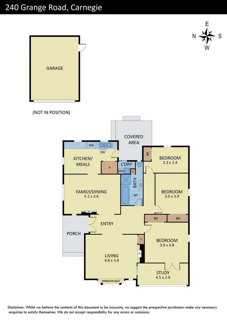 Floorplan of Homely house listing, 240 Grange Road, Carnegie VIC 3163