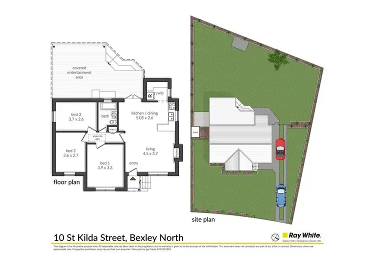 Floorplan of Homely house listing, 10 St Kilda Street, Bexley North NSW 2207